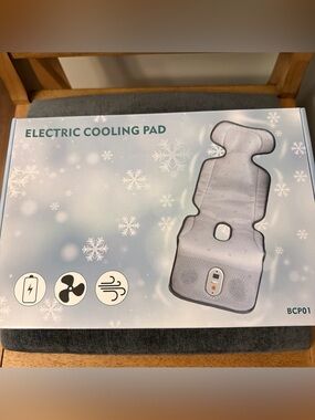Electric Cooling Pad for stroller or chair - Gray